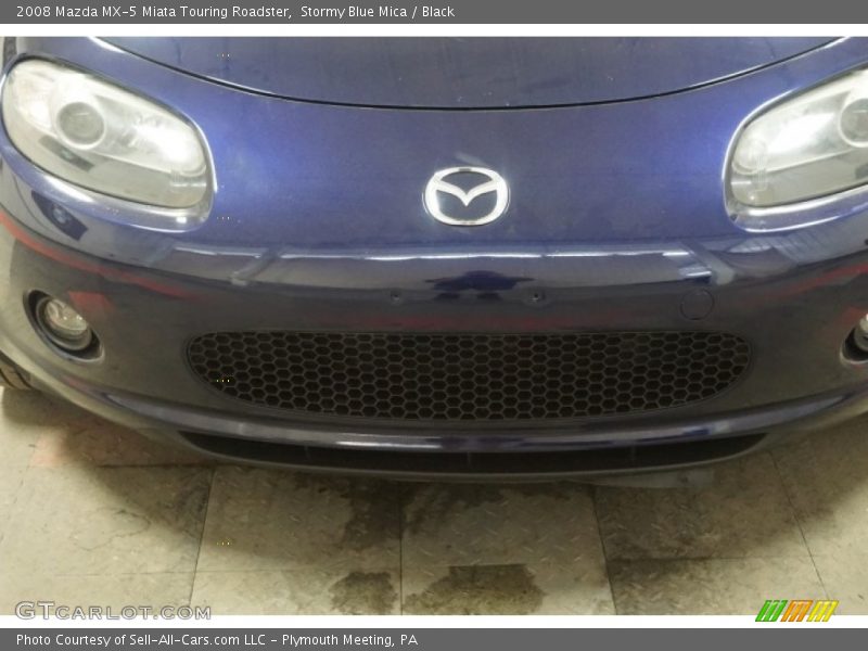 Stormy Blue Mica / Black 2008 Mazda MX-5 Miata Touring Roadster