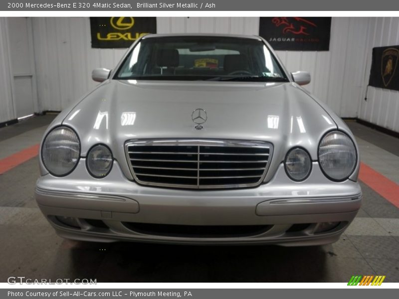 Brilliant Silver Metallic / Ash 2000 Mercedes-Benz E 320 4Matic Sedan