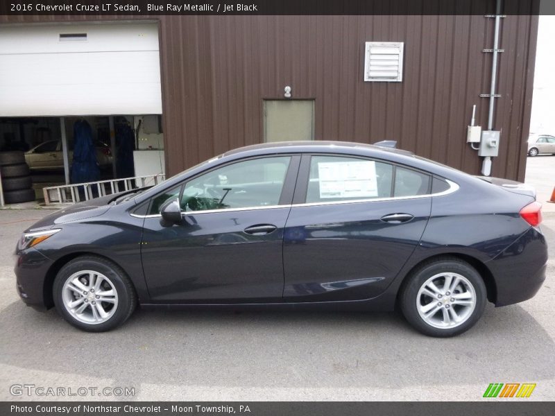 Blue Ray Metallic / Jet Black 2016 Chevrolet Cruze LT Sedan