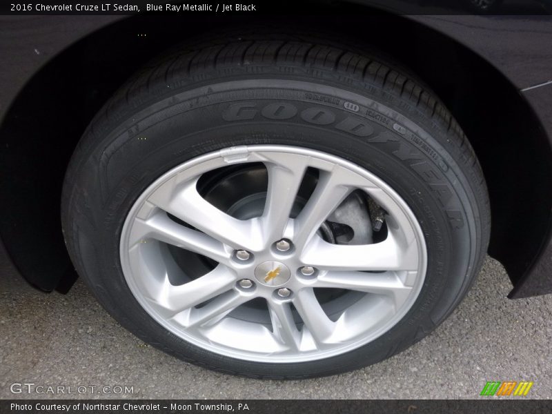 Blue Ray Metallic / Jet Black 2016 Chevrolet Cruze LT Sedan