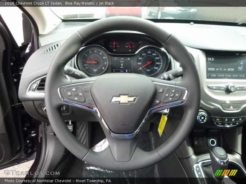 Blue Ray Metallic / Jet Black 2016 Chevrolet Cruze LT Sedan
