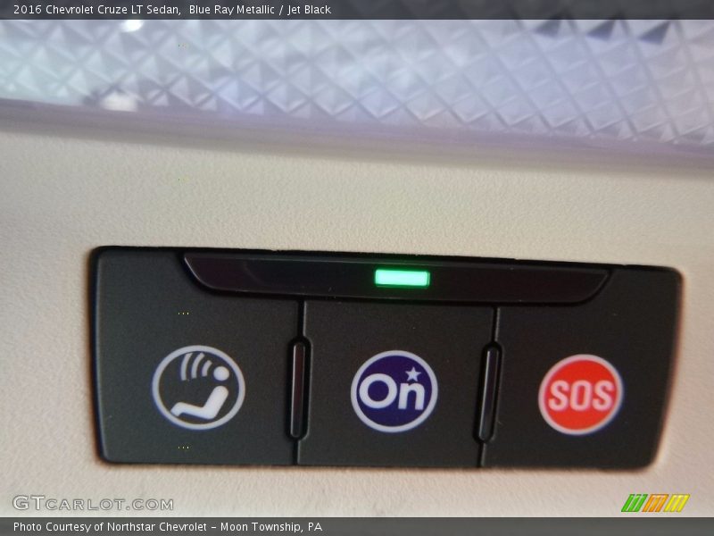 Blue Ray Metallic / Jet Black 2016 Chevrolet Cruze LT Sedan