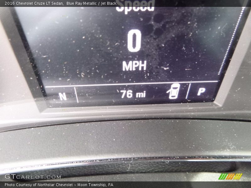 Blue Ray Metallic / Jet Black 2016 Chevrolet Cruze LT Sedan