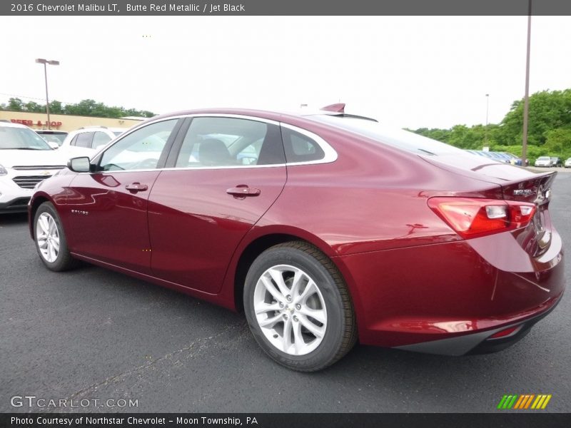 Butte Red Metallic / Jet Black 2016 Chevrolet Malibu LT
