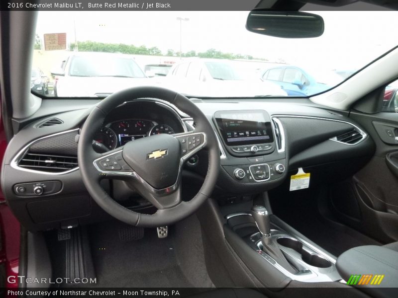 Butte Red Metallic / Jet Black 2016 Chevrolet Malibu LT