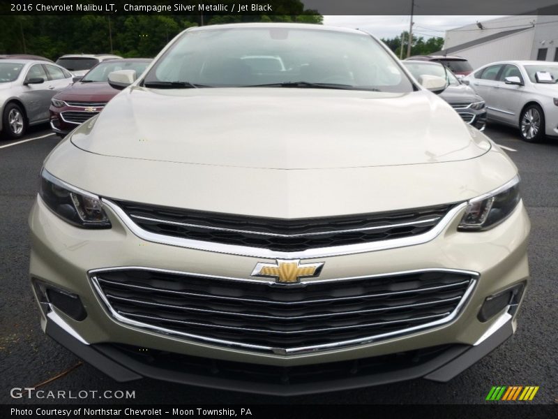 Champagne Silver Metallic / Jet Black 2016 Chevrolet Malibu LT