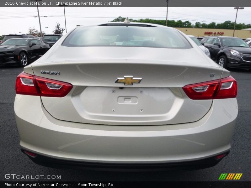 Champagne Silver Metallic / Jet Black 2016 Chevrolet Malibu LT