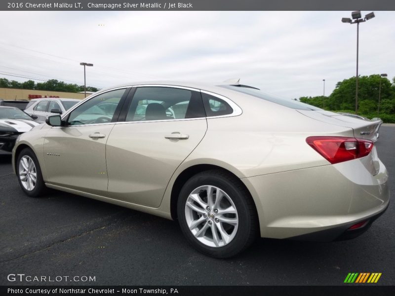 Champagne Silver Metallic / Jet Black 2016 Chevrolet Malibu LT