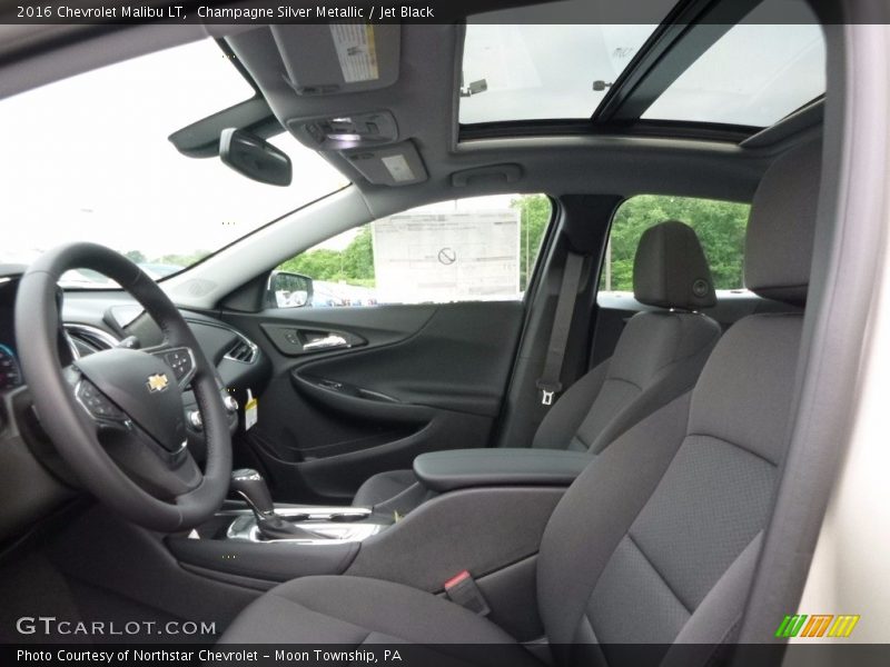 Champagne Silver Metallic / Jet Black 2016 Chevrolet Malibu LT