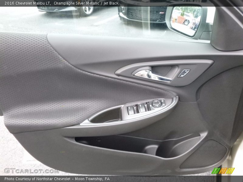 Champagne Silver Metallic / Jet Black 2016 Chevrolet Malibu LT