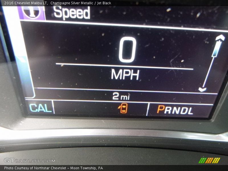 Champagne Silver Metallic / Jet Black 2016 Chevrolet Malibu LT