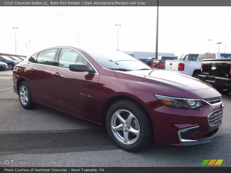 Butte Red Metallic / Dark Atmosphere/Medium Ash Gray 2016 Chevrolet Malibu LS