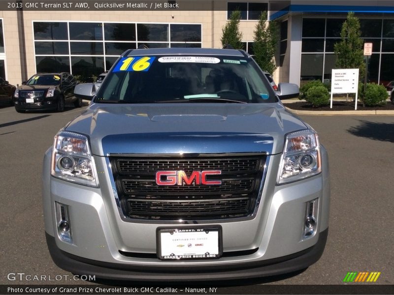 Quicksilver Metallic / Jet Black 2013 GMC Terrain SLT AWD
