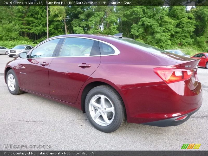 Butte Red Metallic / Dark Atmosphere/Medium Ash Gray 2016 Chevrolet Malibu LS