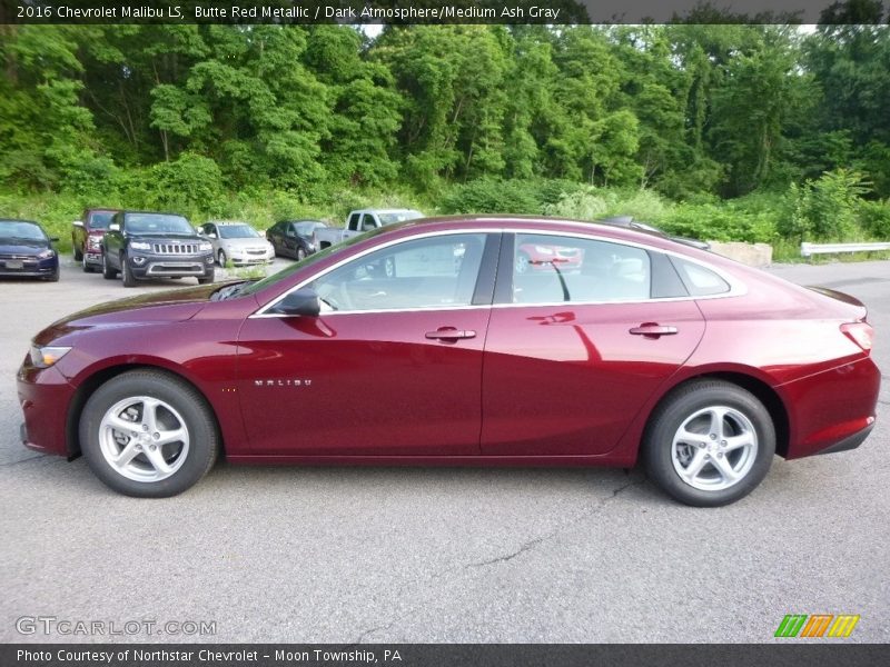 Butte Red Metallic / Dark Atmosphere/Medium Ash Gray 2016 Chevrolet Malibu LS