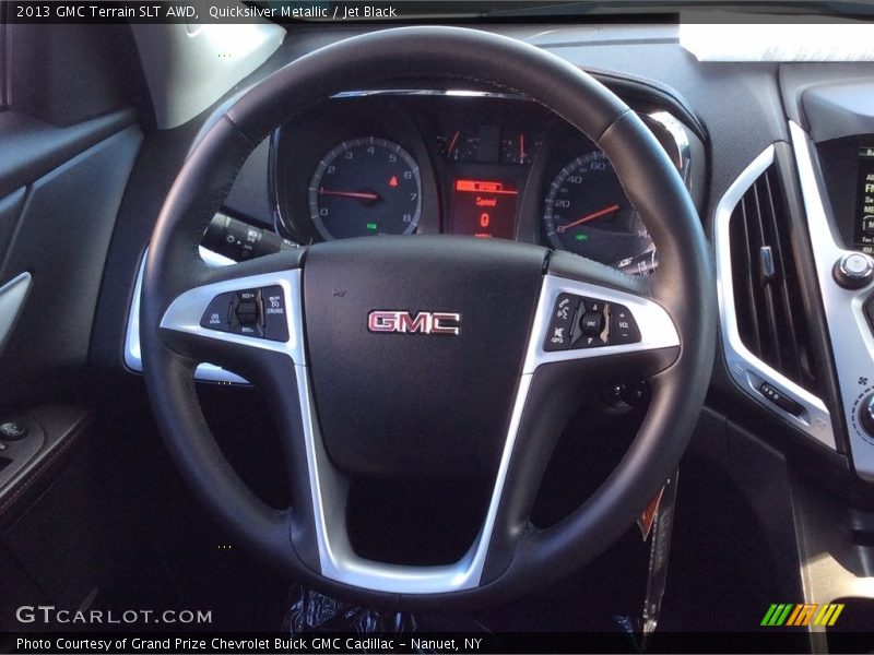 Quicksilver Metallic / Jet Black 2013 GMC Terrain SLT AWD