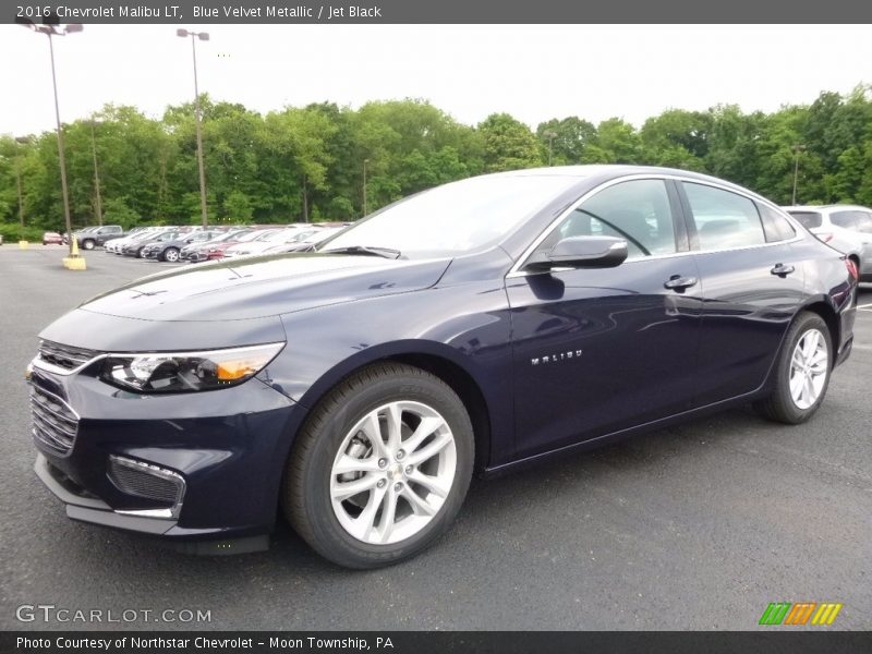 Blue Velvet Metallic / Jet Black 2016 Chevrolet Malibu LT