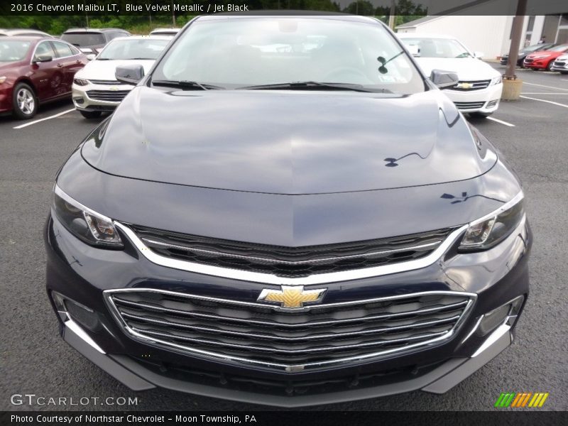 Blue Velvet Metallic / Jet Black 2016 Chevrolet Malibu LT