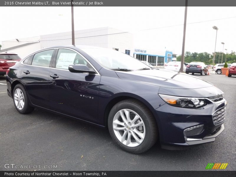 Blue Velvet Metallic / Jet Black 2016 Chevrolet Malibu LT