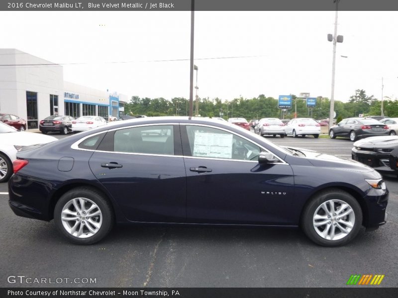 Blue Velvet Metallic / Jet Black 2016 Chevrolet Malibu LT
