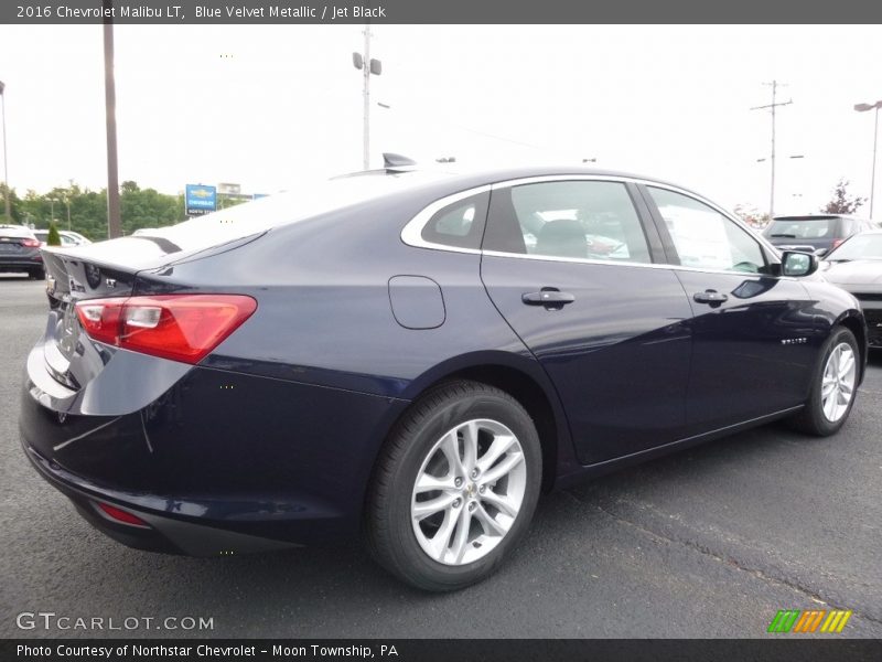 Blue Velvet Metallic / Jet Black 2016 Chevrolet Malibu LT