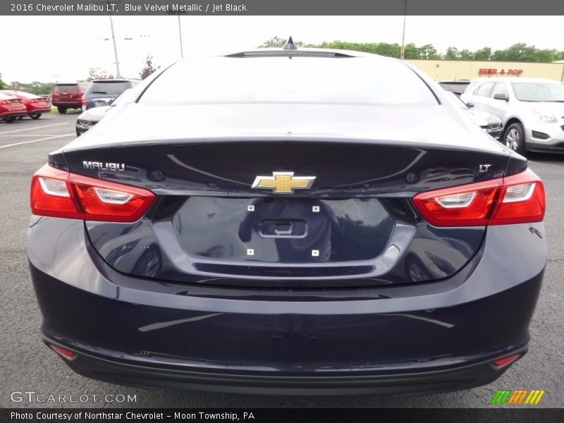 Blue Velvet Metallic / Jet Black 2016 Chevrolet Malibu LT