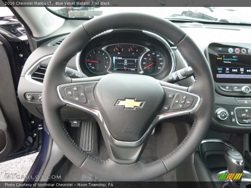 Blue Velvet Metallic / Jet Black 2016 Chevrolet Malibu LT