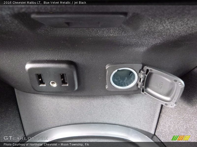 Blue Velvet Metallic / Jet Black 2016 Chevrolet Malibu LT