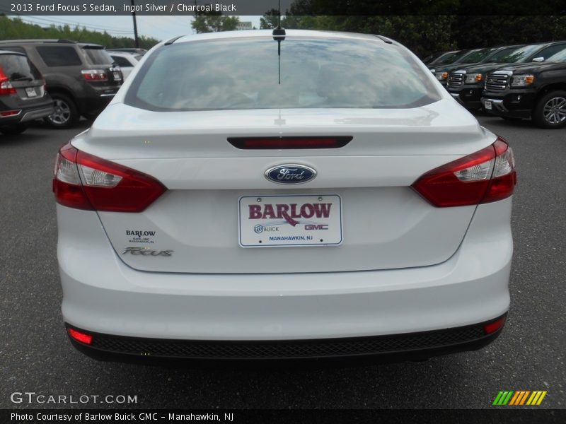 Ingot Silver / Charcoal Black 2013 Ford Focus S Sedan