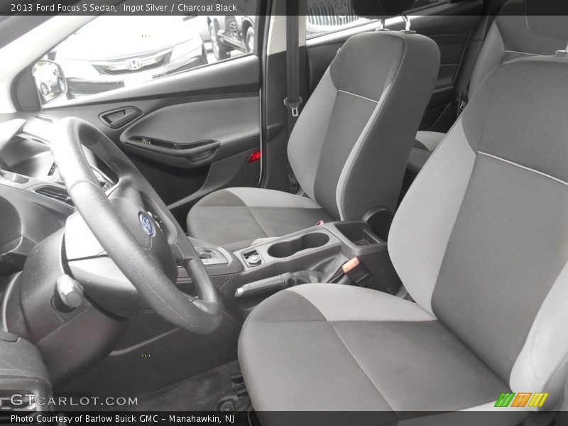 Ingot Silver / Charcoal Black 2013 Ford Focus S Sedan