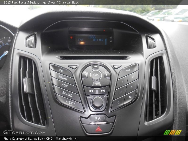 Ingot Silver / Charcoal Black 2013 Ford Focus S Sedan