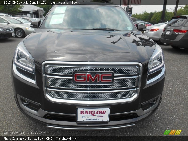 Iridium Metallic / Ebony 2013 GMC Acadia Denali AWD