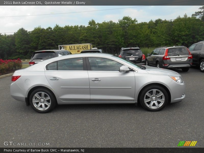 Quicksilver Metallic / Ebony 2011 Buick LaCrosse CXL