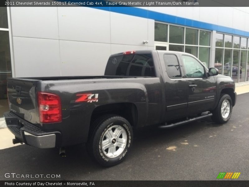 Taupe Gray Metallic / Light Titanium/Dark Titanium 2011 Chevrolet Silverado 1500 LT Extended Cab 4x4