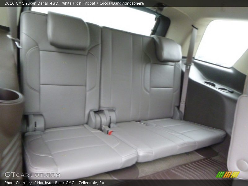 White Frost Tricoat / Cocoa/Dark Atmosphere 2016 GMC Yukon Denali 4WD