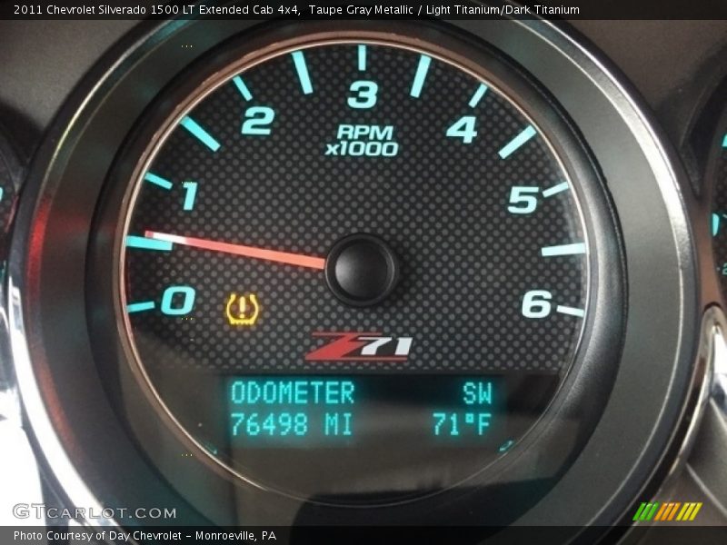Taupe Gray Metallic / Light Titanium/Dark Titanium 2011 Chevrolet Silverado 1500 LT Extended Cab 4x4