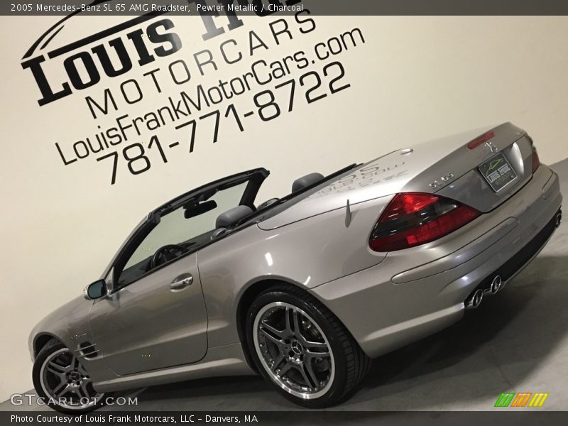 Pewter Metallic / Charcoal 2005 Mercedes-Benz SL 65 AMG Roadster