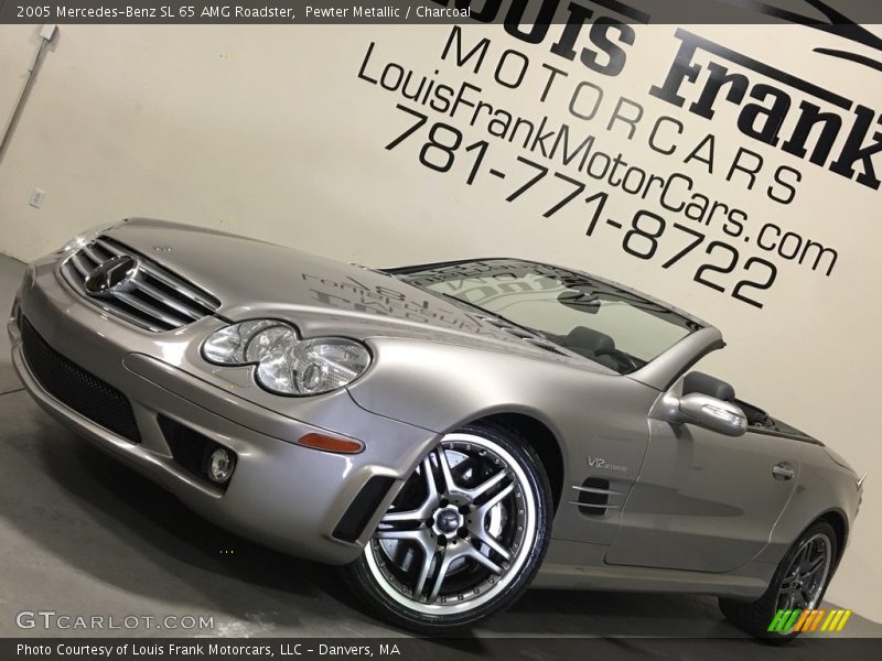 Pewter Metallic / Charcoal 2005 Mercedes-Benz SL 65 AMG Roadster