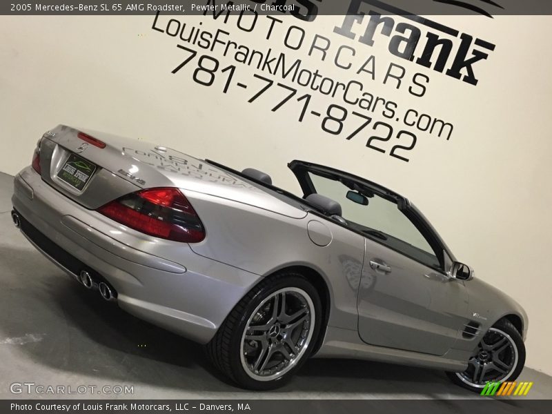 Pewter Metallic / Charcoal 2005 Mercedes-Benz SL 65 AMG Roadster