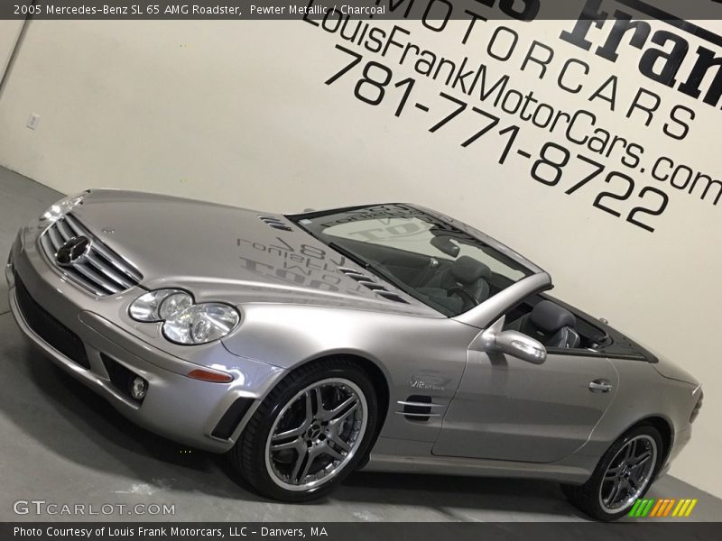 Pewter Metallic / Charcoal 2005 Mercedes-Benz SL 65 AMG Roadster