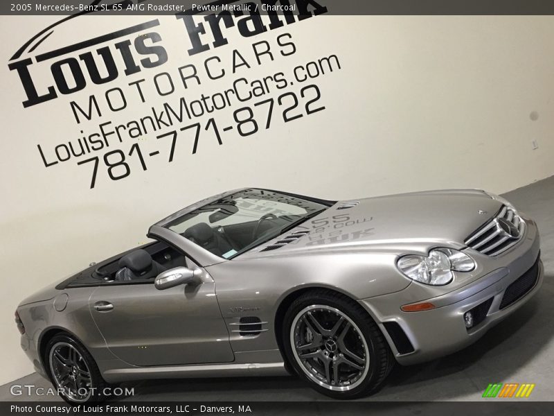 Pewter Metallic / Charcoal 2005 Mercedes-Benz SL 65 AMG Roadster