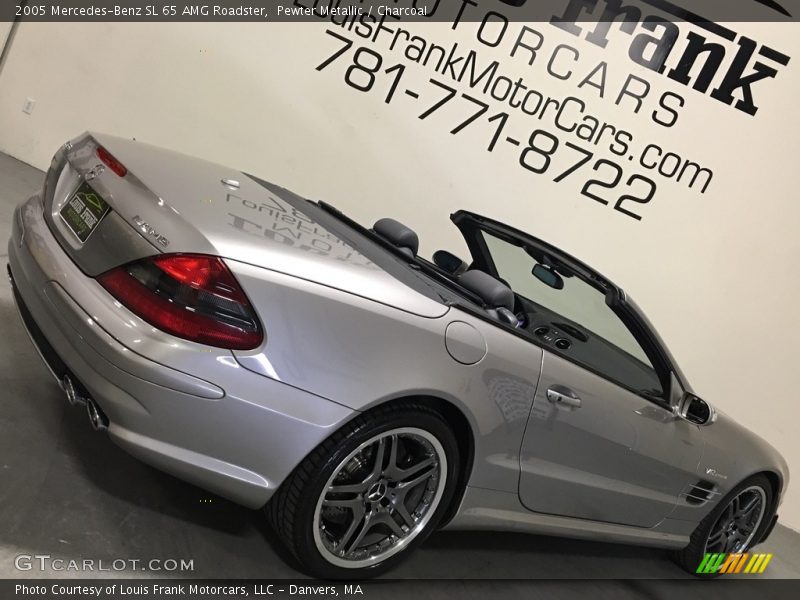 Pewter Metallic / Charcoal 2005 Mercedes-Benz SL 65 AMG Roadster