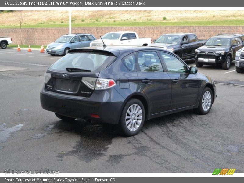 Dark Gray Metallic / Carbon Black 2011 Subaru Impreza 2.5i Premium Wagon
