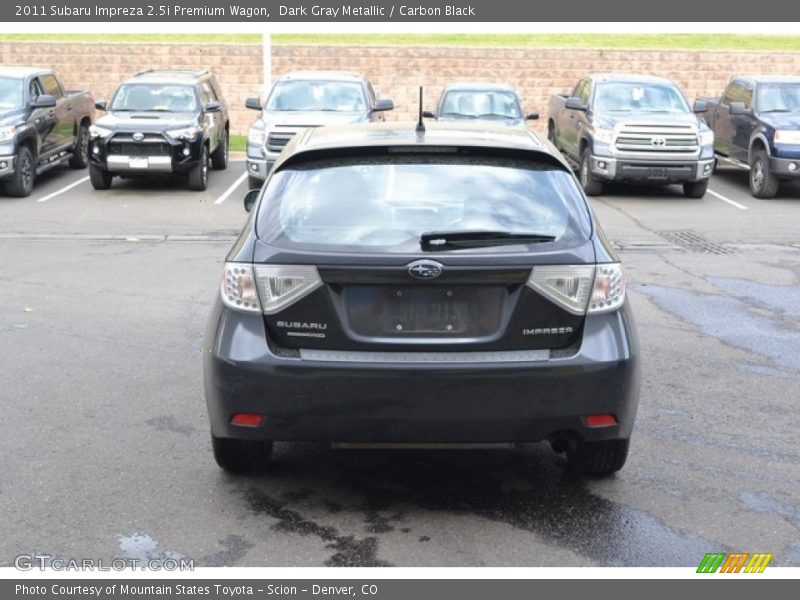 Dark Gray Metallic / Carbon Black 2011 Subaru Impreza 2.5i Premium Wagon