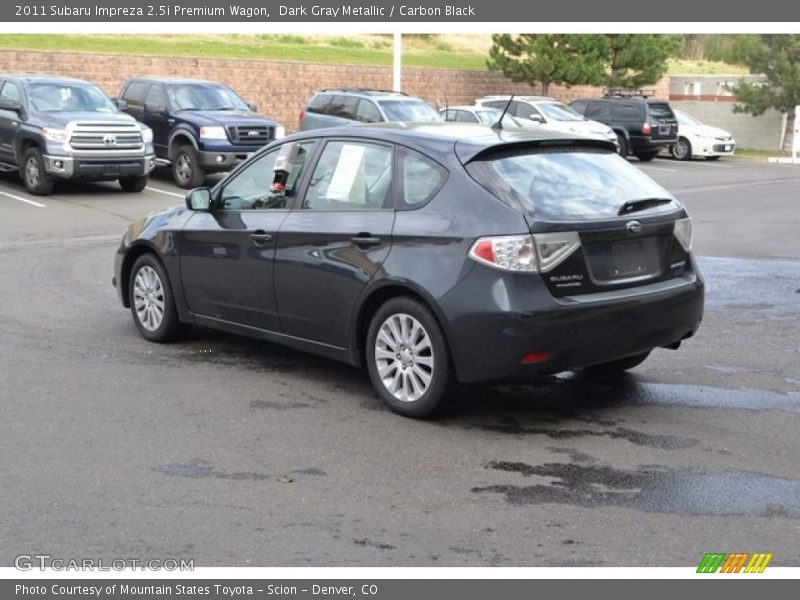 Dark Gray Metallic / Carbon Black 2011 Subaru Impreza 2.5i Premium Wagon