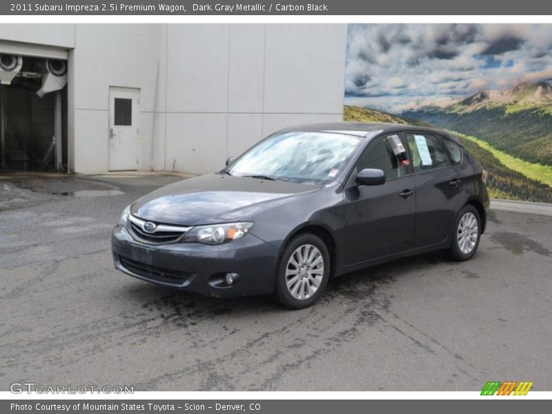 Dark Gray Metallic / Carbon Black 2011 Subaru Impreza 2.5i Premium Wagon