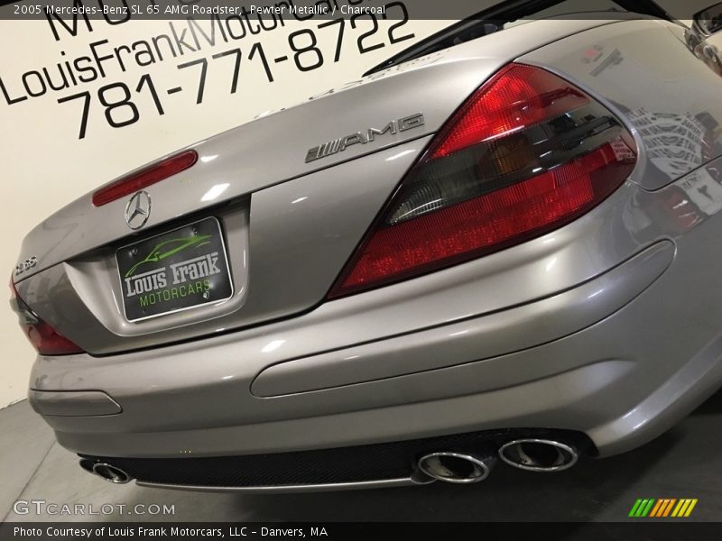 Pewter Metallic / Charcoal 2005 Mercedes-Benz SL 65 AMG Roadster