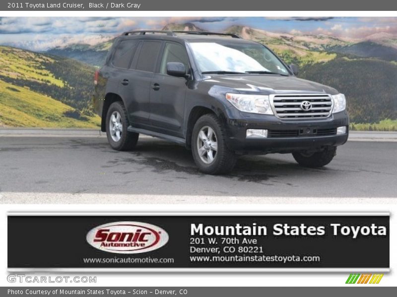 Black / Dark Gray 2011 Toyota Land Cruiser
