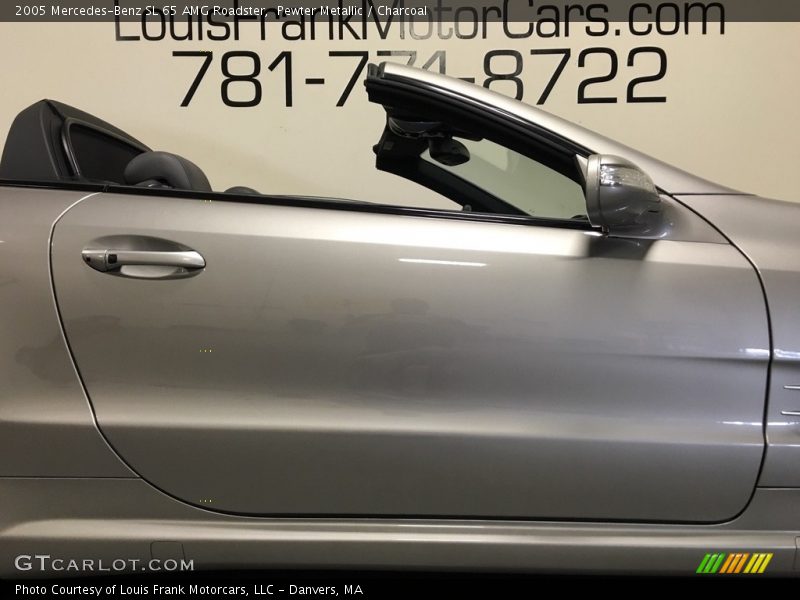 Pewter Metallic / Charcoal 2005 Mercedes-Benz SL 65 AMG Roadster