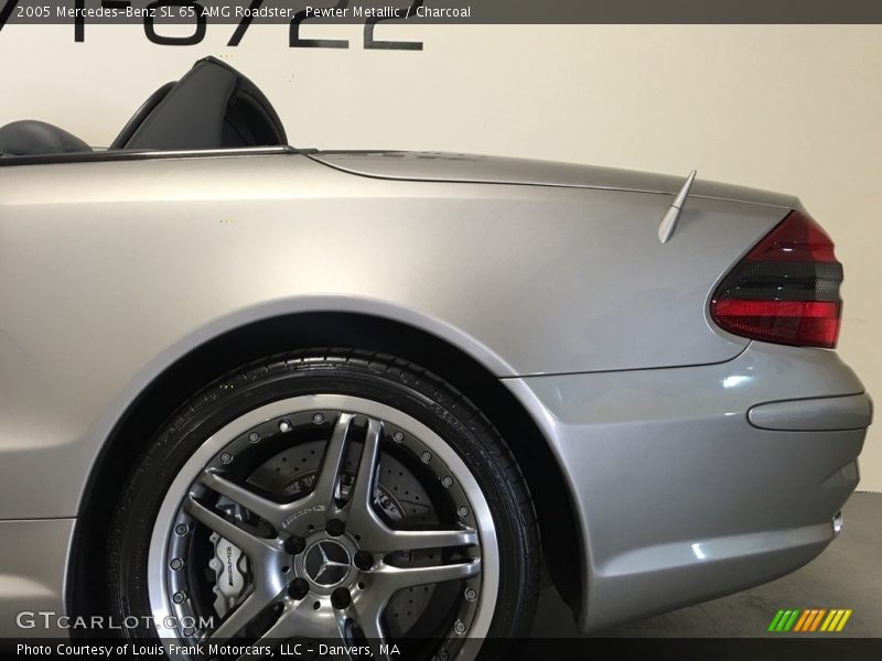 Pewter Metallic / Charcoal 2005 Mercedes-Benz SL 65 AMG Roadster